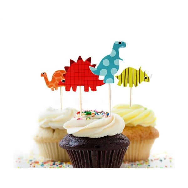 24 stykker (6x4) Cupcake Muffins Kakedekorasjon