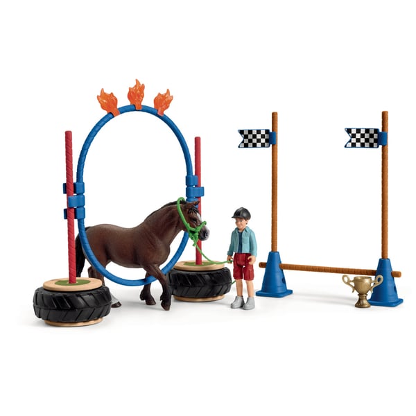schleich® FARM WORLD Ponikilpailurata 42482