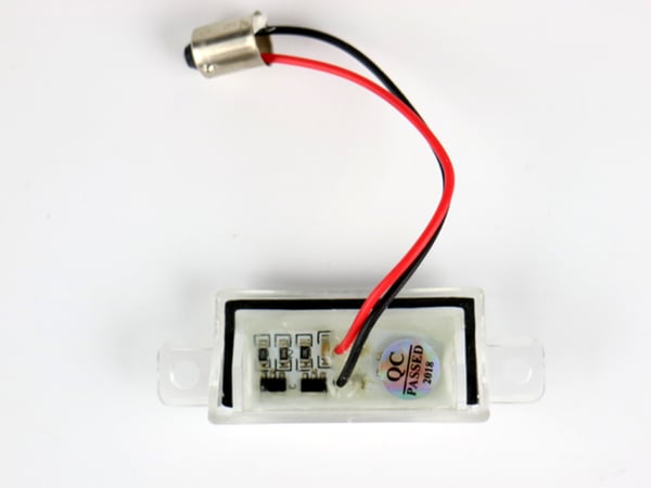 Volvo 745 765 945 965 skyltbelysning styling nummerplåt led
