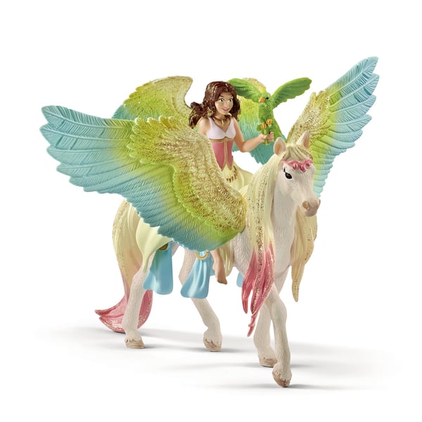 schleich® BAYALA Surah kimaltelevan Pegasuksen kanssa 70566 schleich® BAYALA Surah kimaltelevan Pegasuksen kanssa 70566