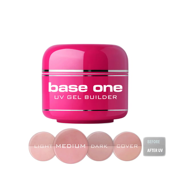 Base one - Deksel - Medium 15g UV gel