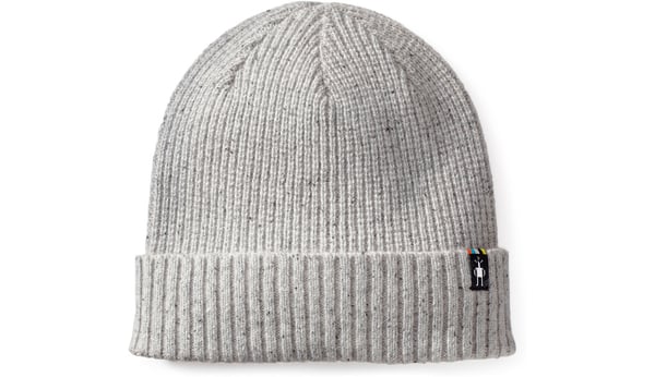 stickad mössa merinoull, SMARTWOOL LARIMER CUFF HAT White Donegal