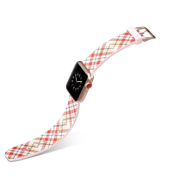 Silikon klokkerem til Apple Watch 4 44mm, 3/2/1 42mm - gitter