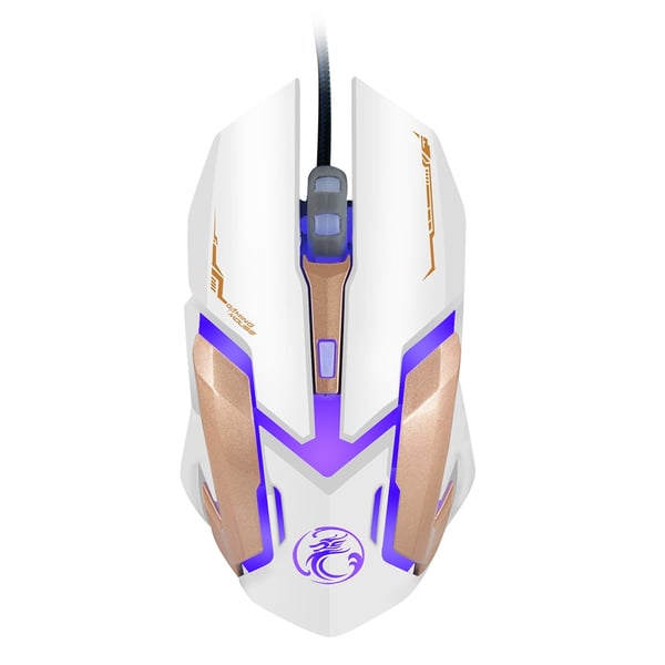 iMICE V6 Hög Precision Gamingmus USB 6knappar 3200 DPI