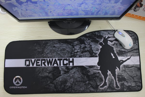 XL Overwatch E-sport tastatur musemåtte, størrelse: 73x33/28 cm