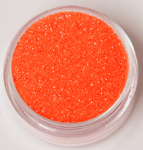 Negleglitter - Finkornet - Geléappelsin - 8ml - Glitter