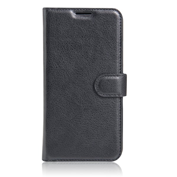 Xperia Z5 fodral plånbok leeche case svart