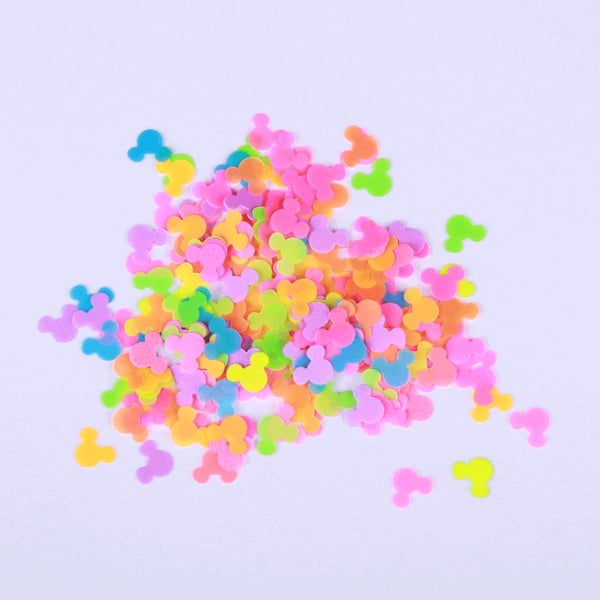 Negleglitter - Mix - Mickey Mouse - 8ml - Glitter