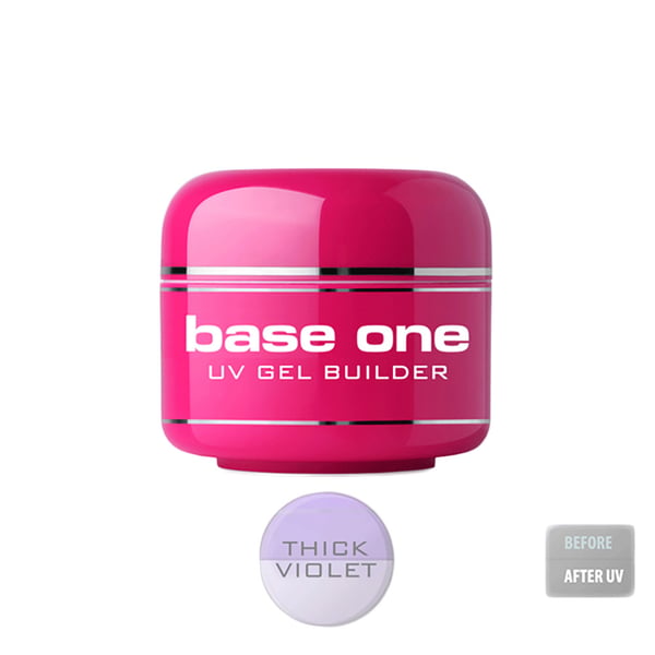 Base one - Builder - Tykk fiolett 30g UV gel