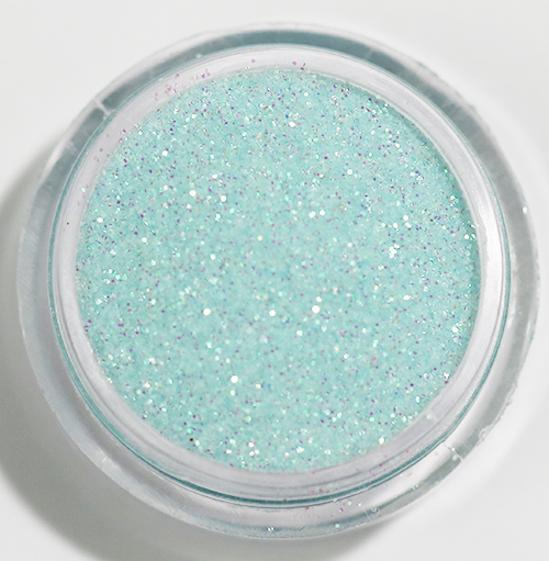Negleglitter - Finkornet - Babyblå - 8ml - Glitter