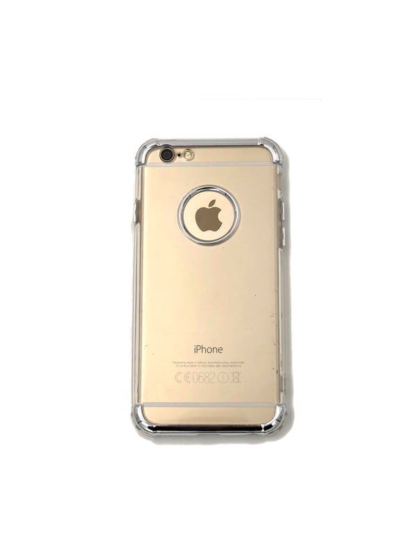 Extra tåligt design silikonskal | färgade kanter iPhone 6/6S