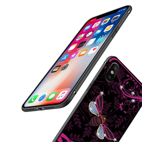 NXE iPhone X TPU - Skal - Rose Bee