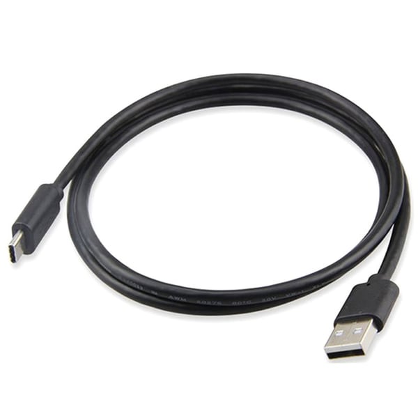 USB til USB-C Kabel - 1.5 m - Svart