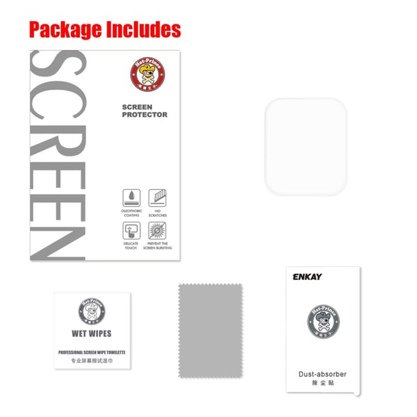 HAT PRINCE Apple Watch Series 4 40mm Buet skjermbeskytter for kjæledyr