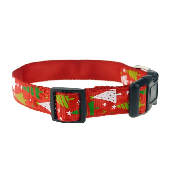 Hund Koppel med Jul Tema - Julgran - Large