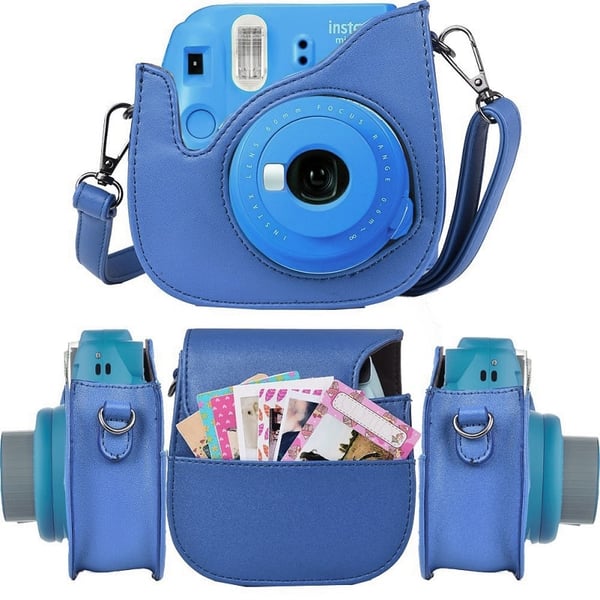 Kameraveske til Fujifilm Instax Mini 9/8/8+, Cobalt Blue