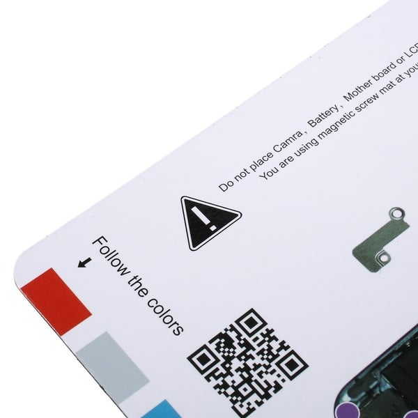 Magnetisk skruematte til iPhone 5