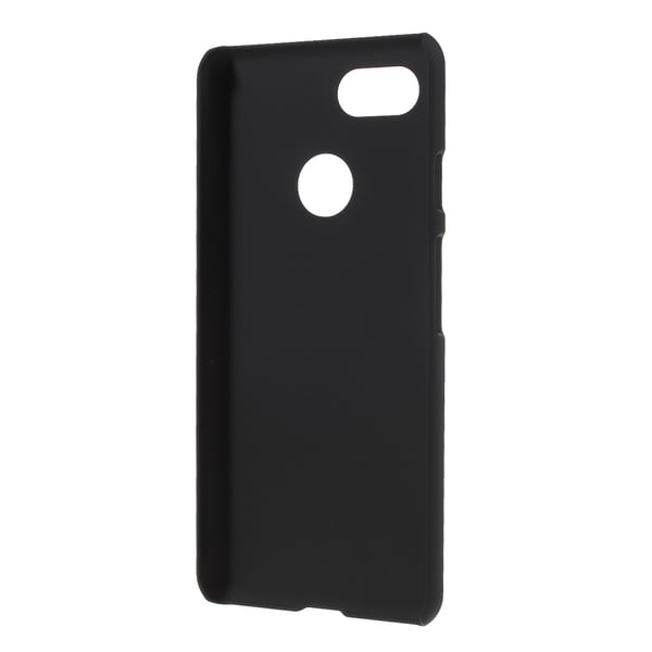 Gummibelagt hård plastikcover til Google Pixel 3 - Sort