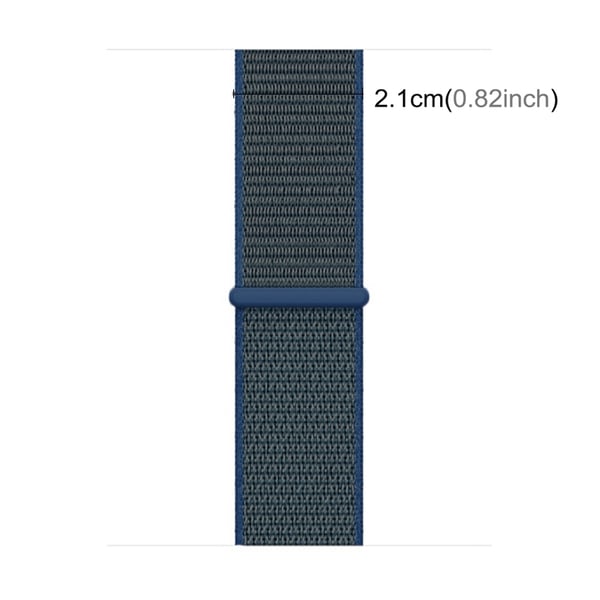 För Apple Watch 42mm Nylon Loop med kardborreknäppning