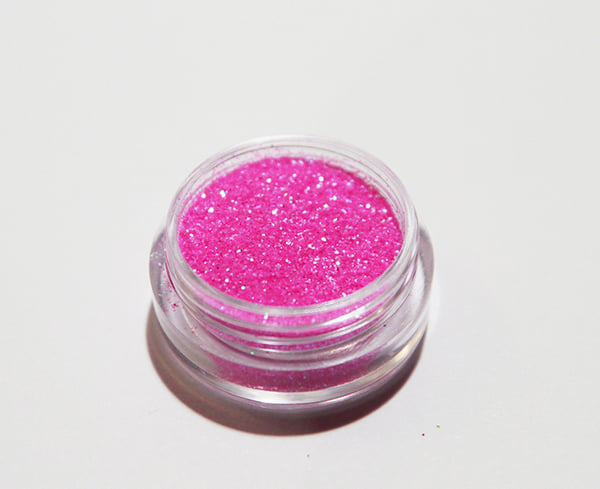 Negleglitter - Finkornet - Rosa - 8ml - Glitter