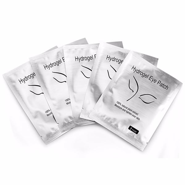 10 par øjenplastre, øjenpuder, eyelash extensions