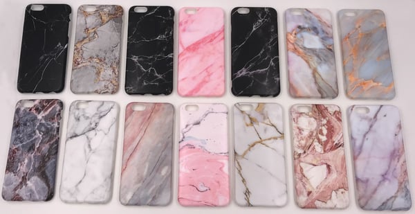 Marmorskal iPhone 8 - flera färger