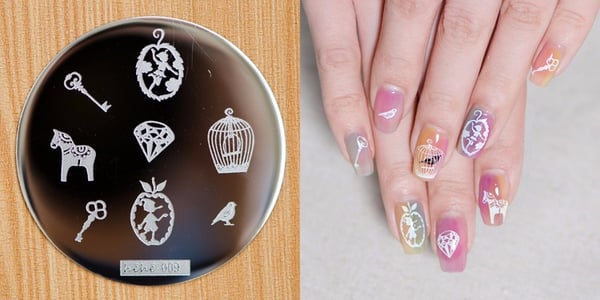 Nail Art Stempling, Stemplingsplate