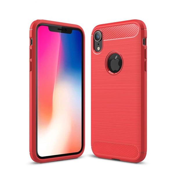 SKALO iPhone XR Armor Carbon Stødsikker TPU-cover
