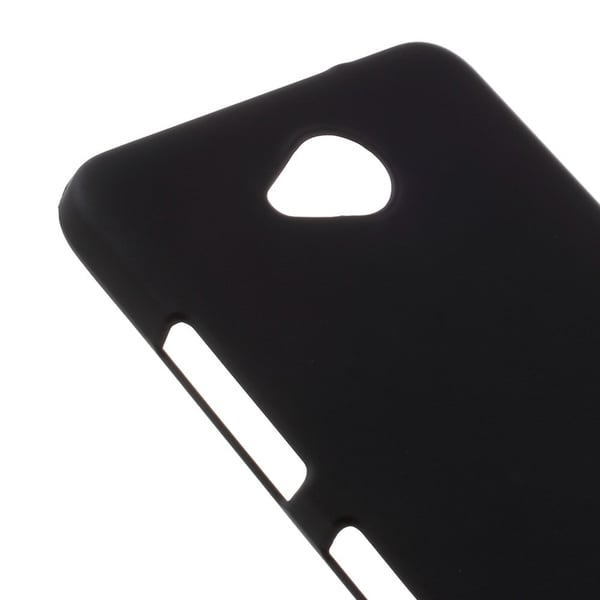 Microsoft Lumia 650 Rubberized Hård Plast Skal - Musta