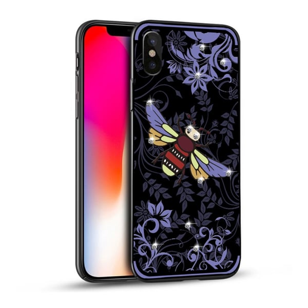 NXE iPhone X TPU - Skal - Purple Bee