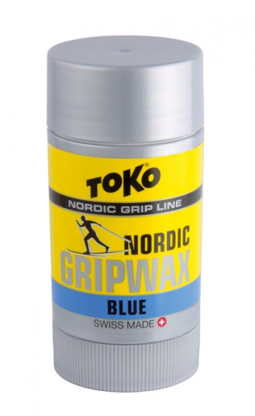 fästvalla, TOKO NORDIC GRIPWAX BLÅ