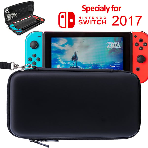 Opbevaringskasse, taske Kompatibel med Nintendo Switch, sort