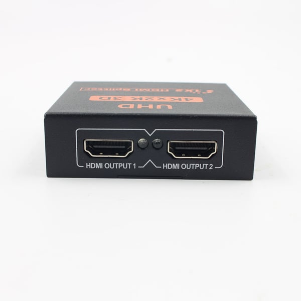 HDMI Splitter Switcher til 1 billedkilde til 2 billedvisere 4K