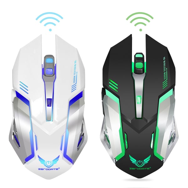 ZERODATE X70 2,4 GHz langaton 2400 DPI optinen pelihiiri LED