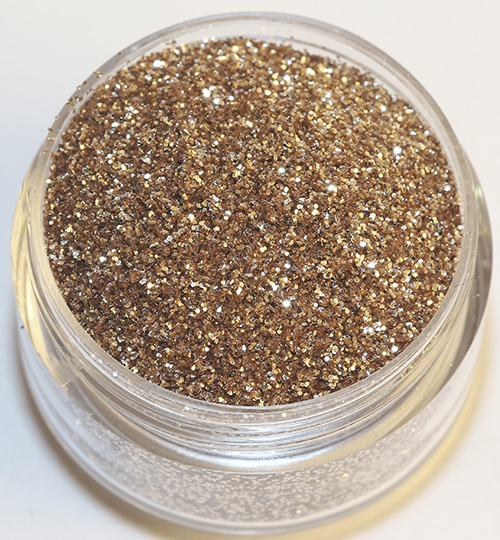 Negleglitter - Finkornet - Let champagne - 8ml - Glitter