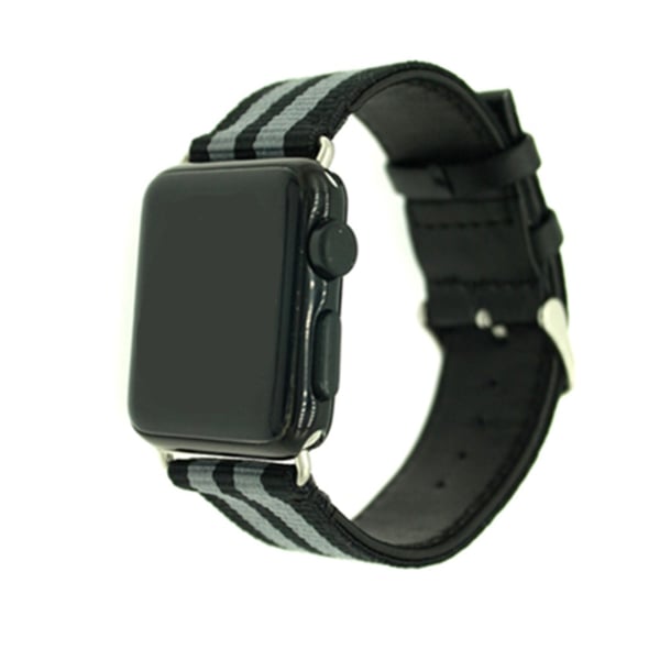 Nylon klokkerem til Apple Watch 4 44mm, serie 3/2/1 42mm arm grønn