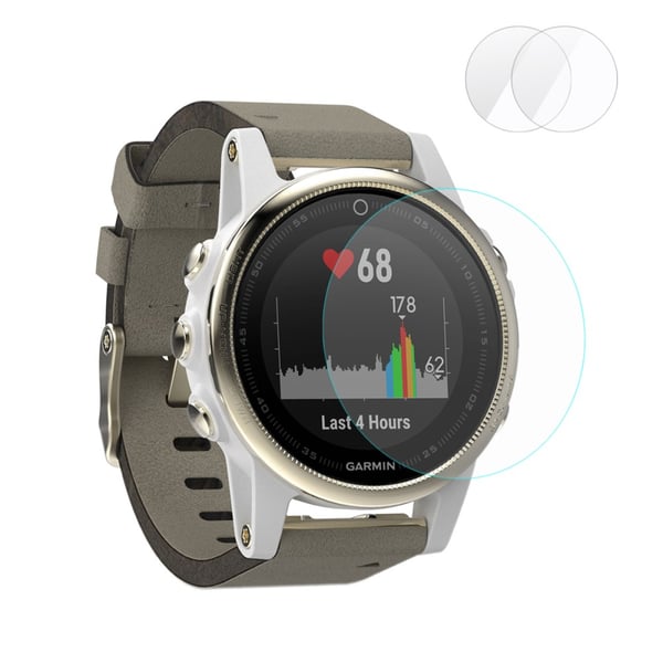 2 stk HAT PRINCE Garmin Fenix 5S herdet glass 0.2mm