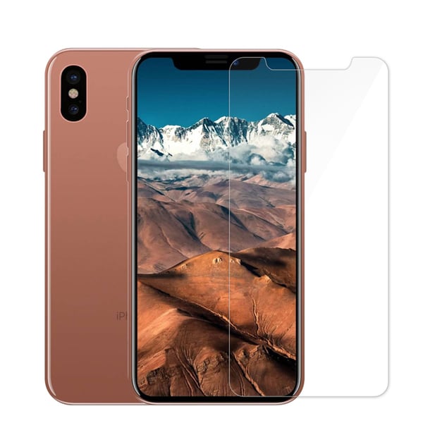 SKALO iPhone X/XS Karkaistu Lasi Näytönsuoja