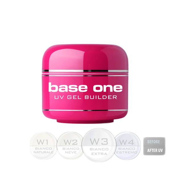 Base one - Bianco - W3 Extra 15g UV gel