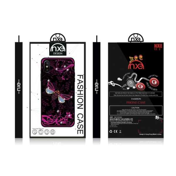 NXE iPhone X TPU - Skal - Rose Bee