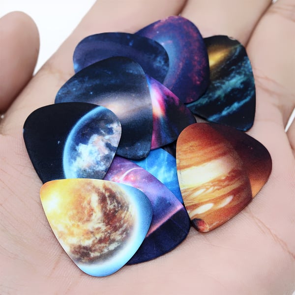 Plektrum i 10-pack - Gitarrtillbehör