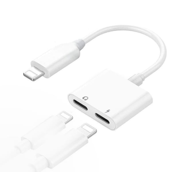 2 in 1 Lightning Adapter / splitter iPhone 7/8/X