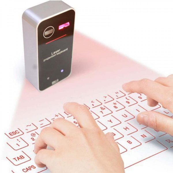 Trådløst Lasertastatur - Svart
