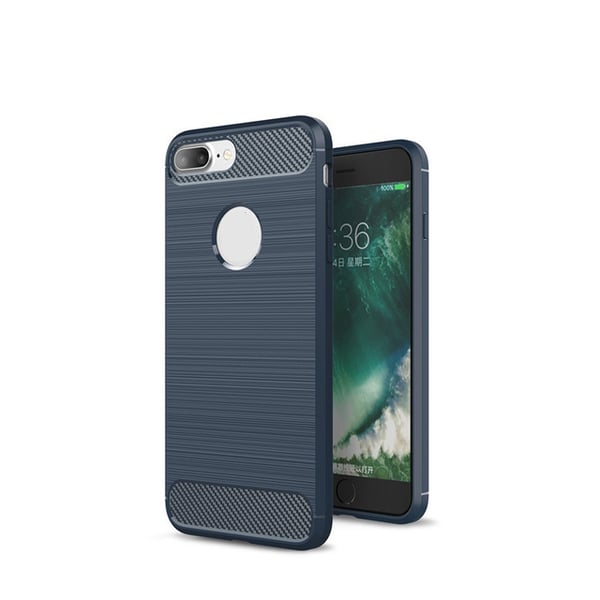 SKALO iPhone 7/8 Plus Armor Carbon Stöttåligt TPU-skal