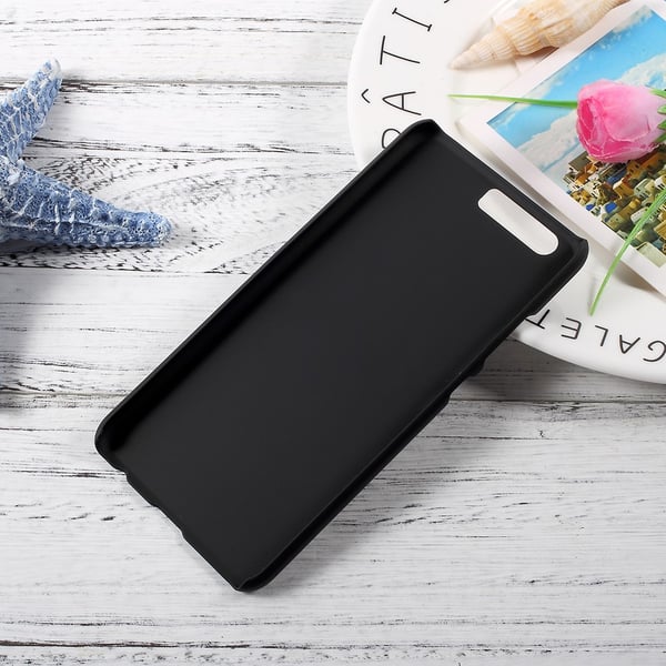 Huawei P10, Cover Plastcover Gummiert - Sort