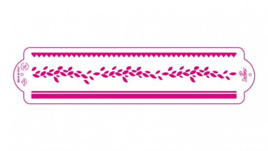 Decora Tårt Stencil 7x30cm olika motiv