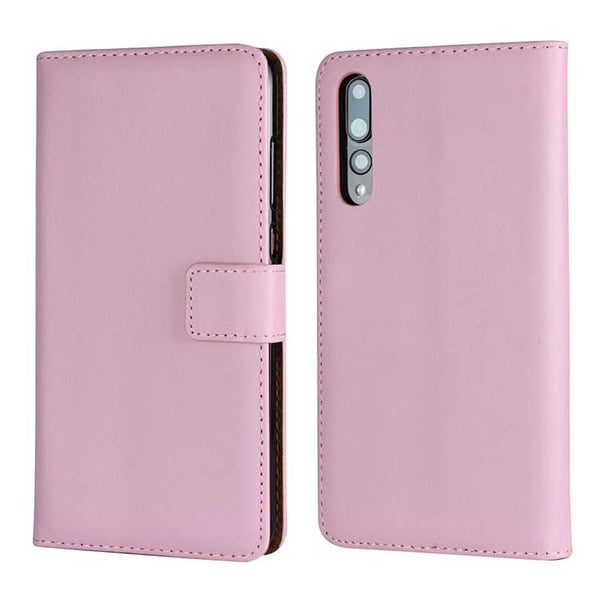 SKALO Huawei P20 Plånboksfodral Äkta Skinn