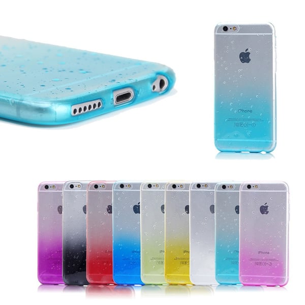 Gradient färgade Silikon TPU-Skal till iPhone 7/8