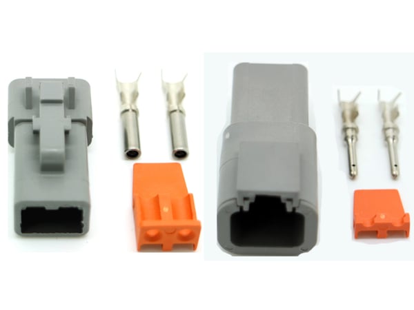 DTP kontakter DT DT-P Deutsch för kablar 2-5 mm² han + hon-kontakthus