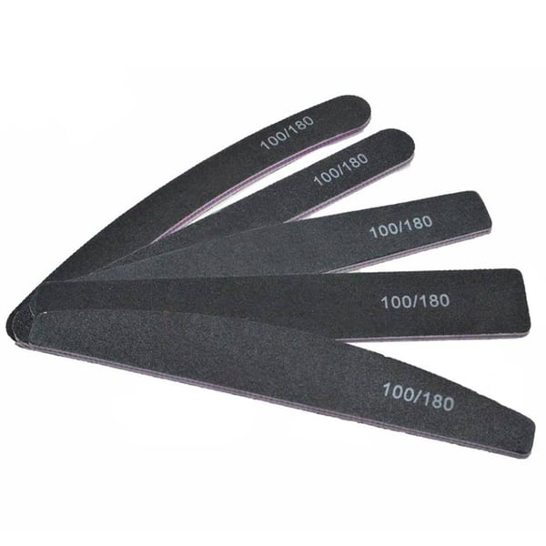 5 dobbeltsidige neglefiler - 100/180 + Bufferfil